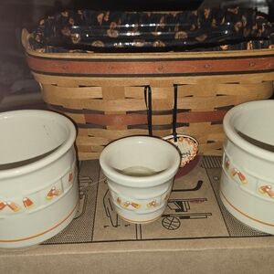 Halloween and pottery longaberger